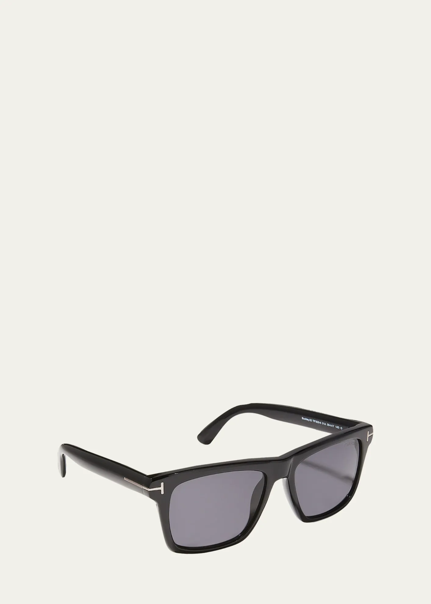 TOM FORDMen's Buckley-02 Square Acetate Sunglasses
