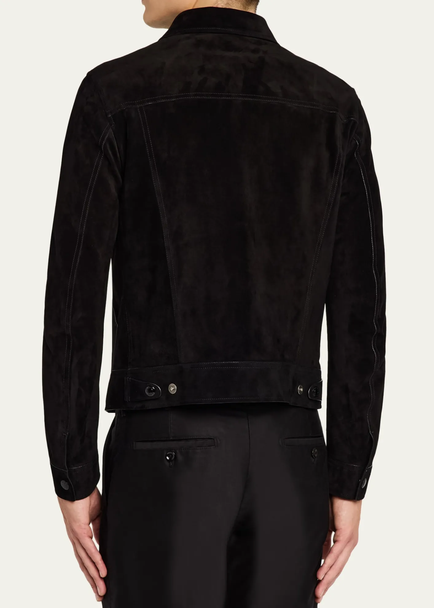 TOM FORDMen's Cashmere Suede Jacket