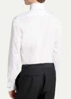 TOM FORDMen's Cocktail Voile Slim-Fit Dress Shirt