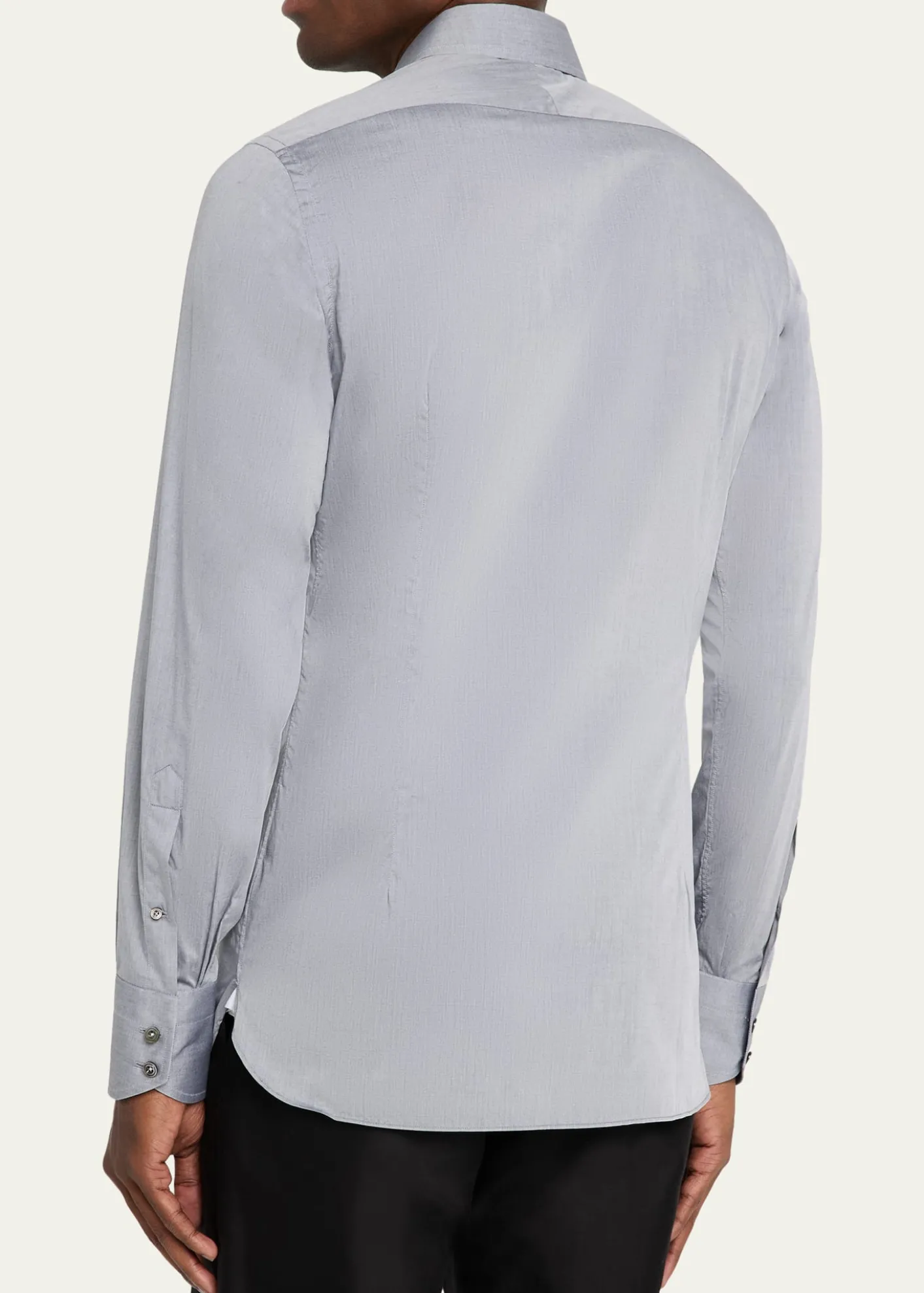 TOM FORDMen's Cotton Chambray Slim-Fit Dress Shirt