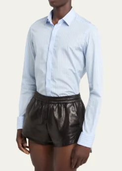 TOM FORDMen's Cotton Multi-Stripe French Cuff Sport Shirt