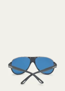 TOM FORDMen's Dimitry Polarized Acetate Sunglasses