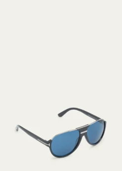 TOM FORDMen's Dimitry Polarized Acetate Sunglasses