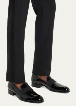 TOM FORDMen's Edgar Patent Leather Loafers