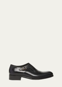 TOM FORDMen's Edgar Single Monk Strap Shoes