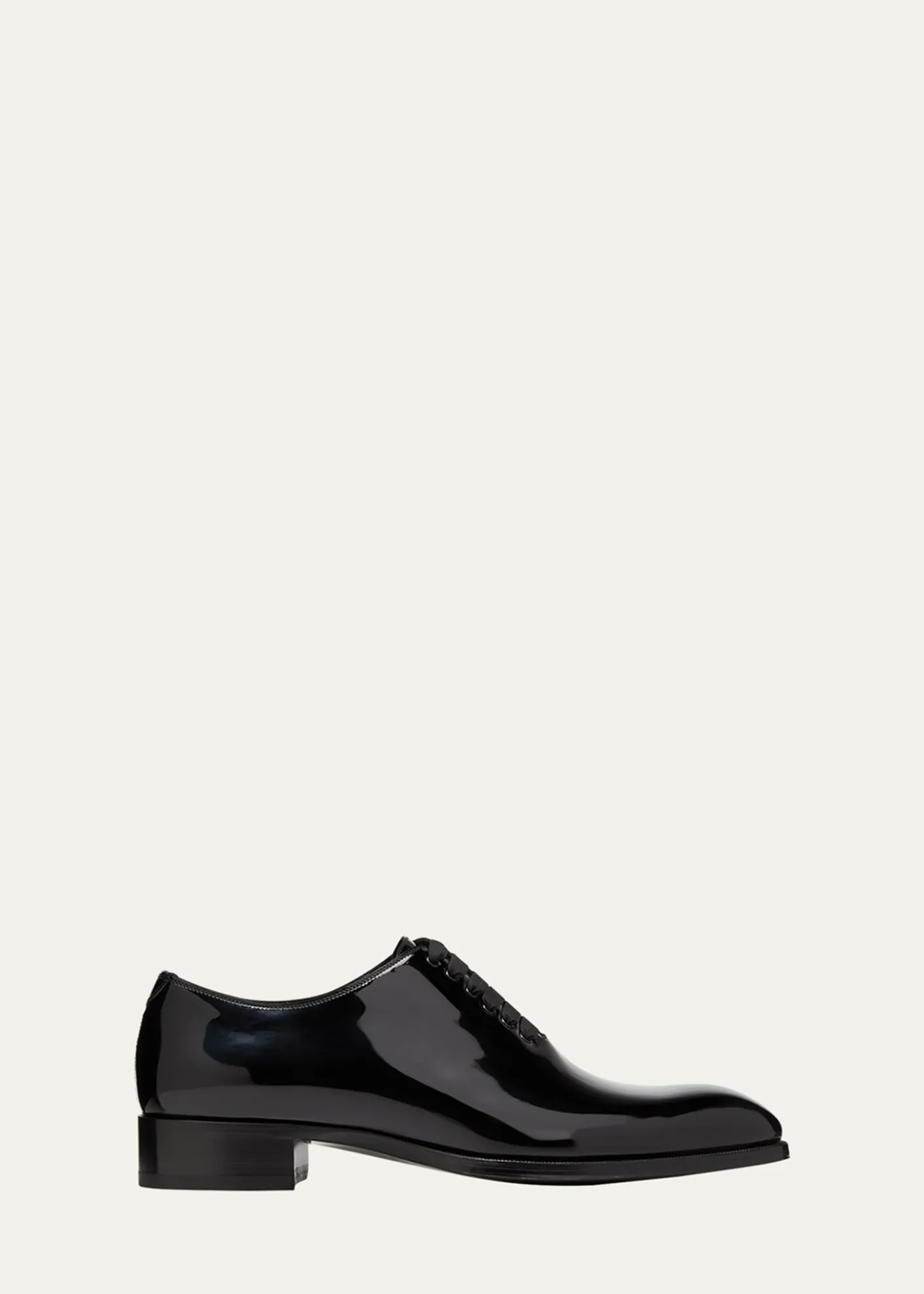 TOM FORDMen's Elkan Patent Leather Oxfords