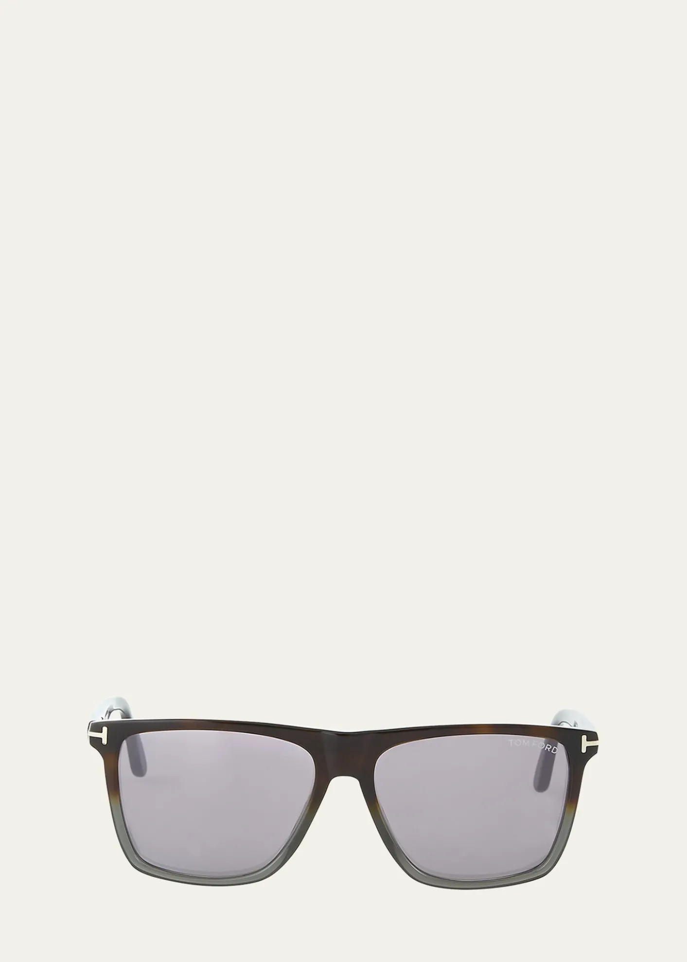 TOM FORDMen's Fletcher Square Plastic Sunglasses
