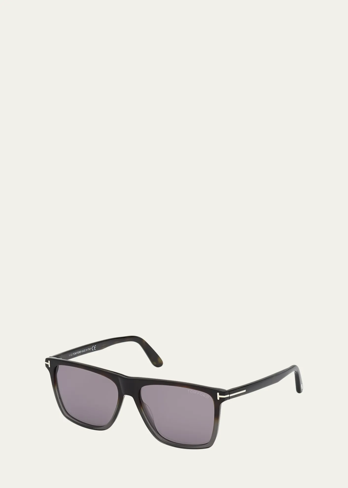 TOM FORDMen's Fletcher Square Plastic Sunglasses