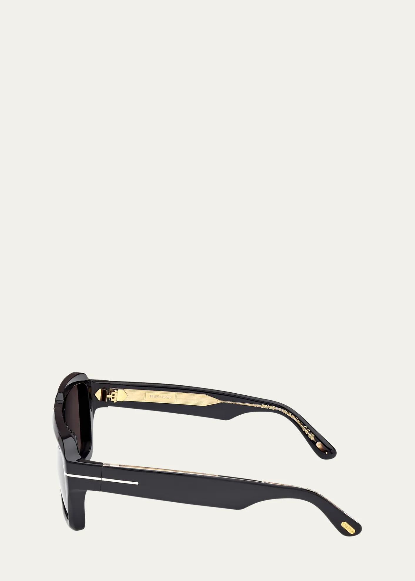 TOM FORDMen's FT1202M Acetate Rectangle Sunglasses