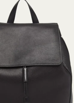 TOM FORDMen's Grained Leather T-Line Flap Backpack