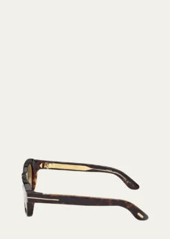 TOM FORDMen's Icon Collection Acetate Square Sunglasses
