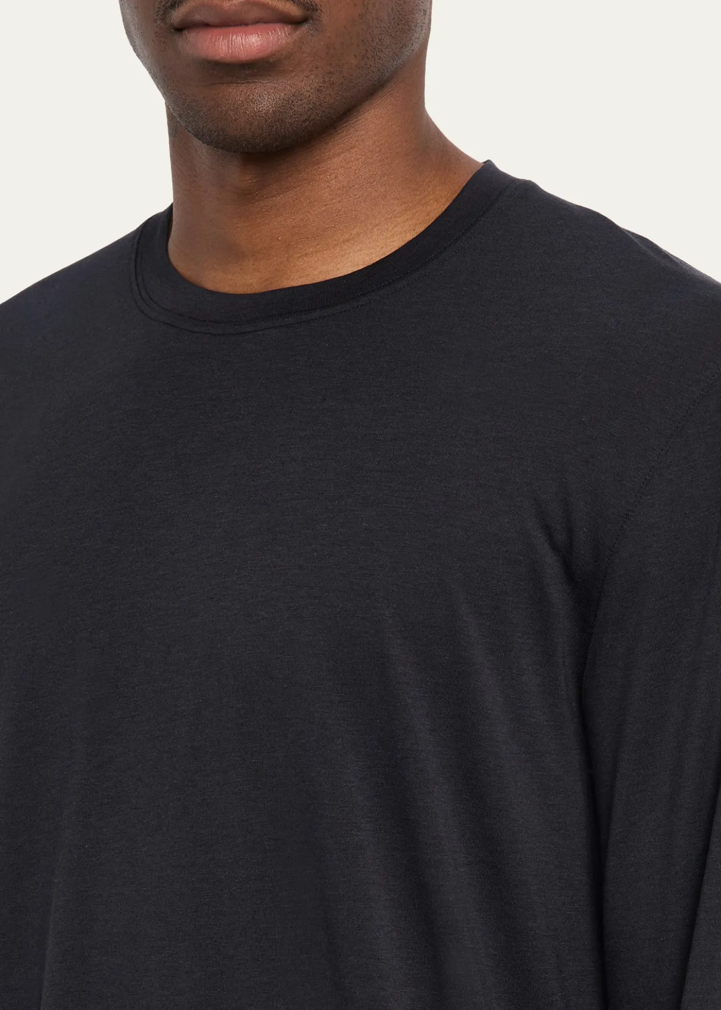 TOM FORDMen's Lyocell and Cotton Long-Sleeve T-Shirt