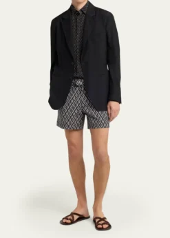 TOM FORDMen's Lyocell Polka Dot French Cuff Sport Shirt