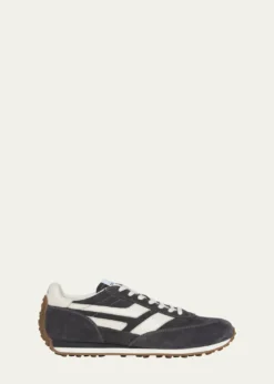 TOM FORDMen's Mick Suede and Leather Low-Top Sneakers
