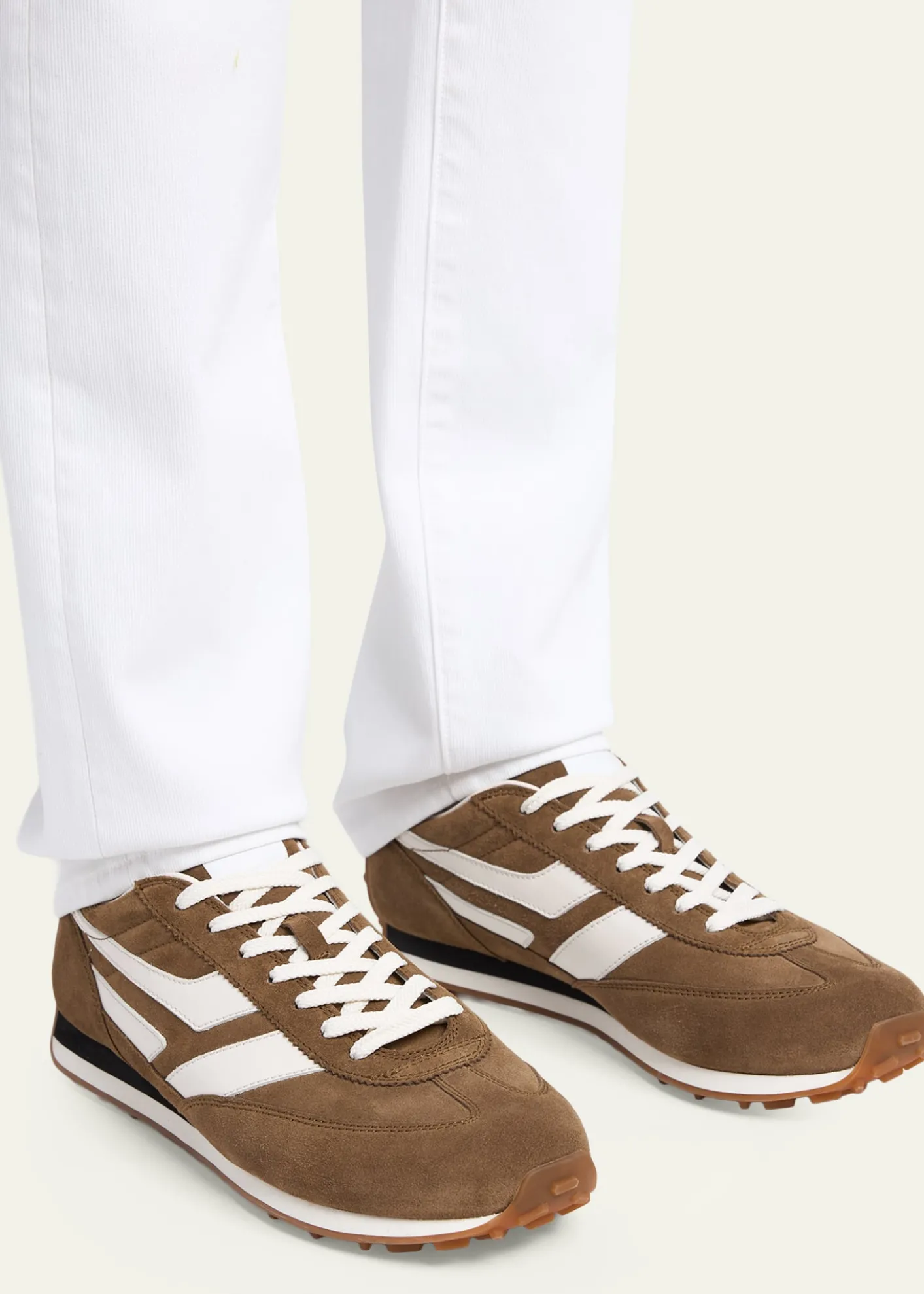 TOM FORDMen's Mick Suede T-Toe Low-Top Sneakers