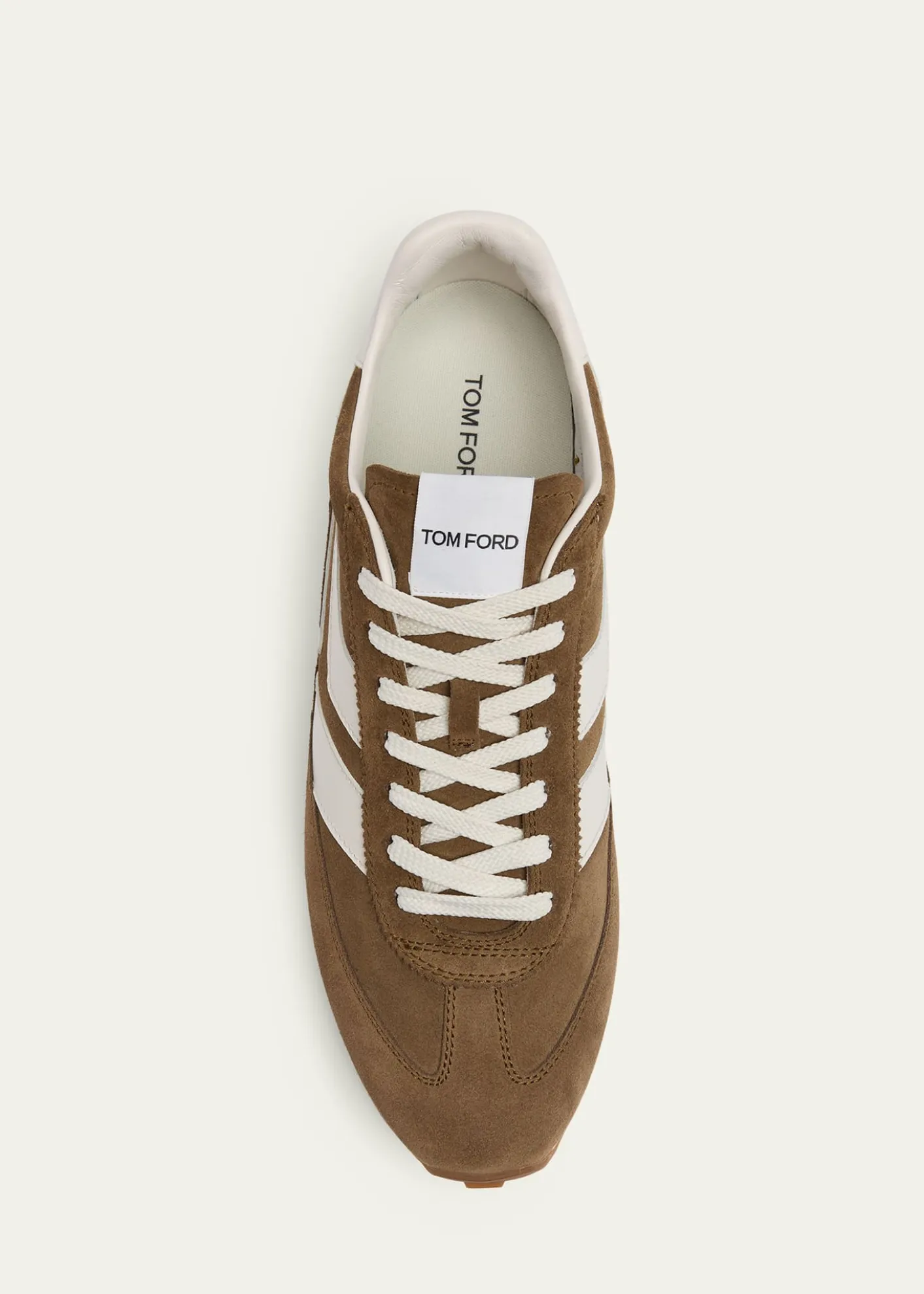 TOM FORDMen's Mick Suede T-Toe Low-Top Sneakers