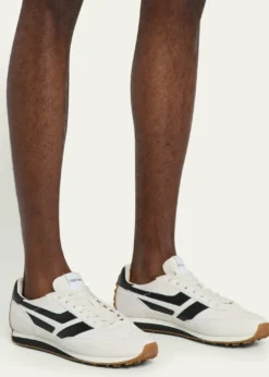 TOM FORDMen's Mick Tech Fabric and Suede Sneakers