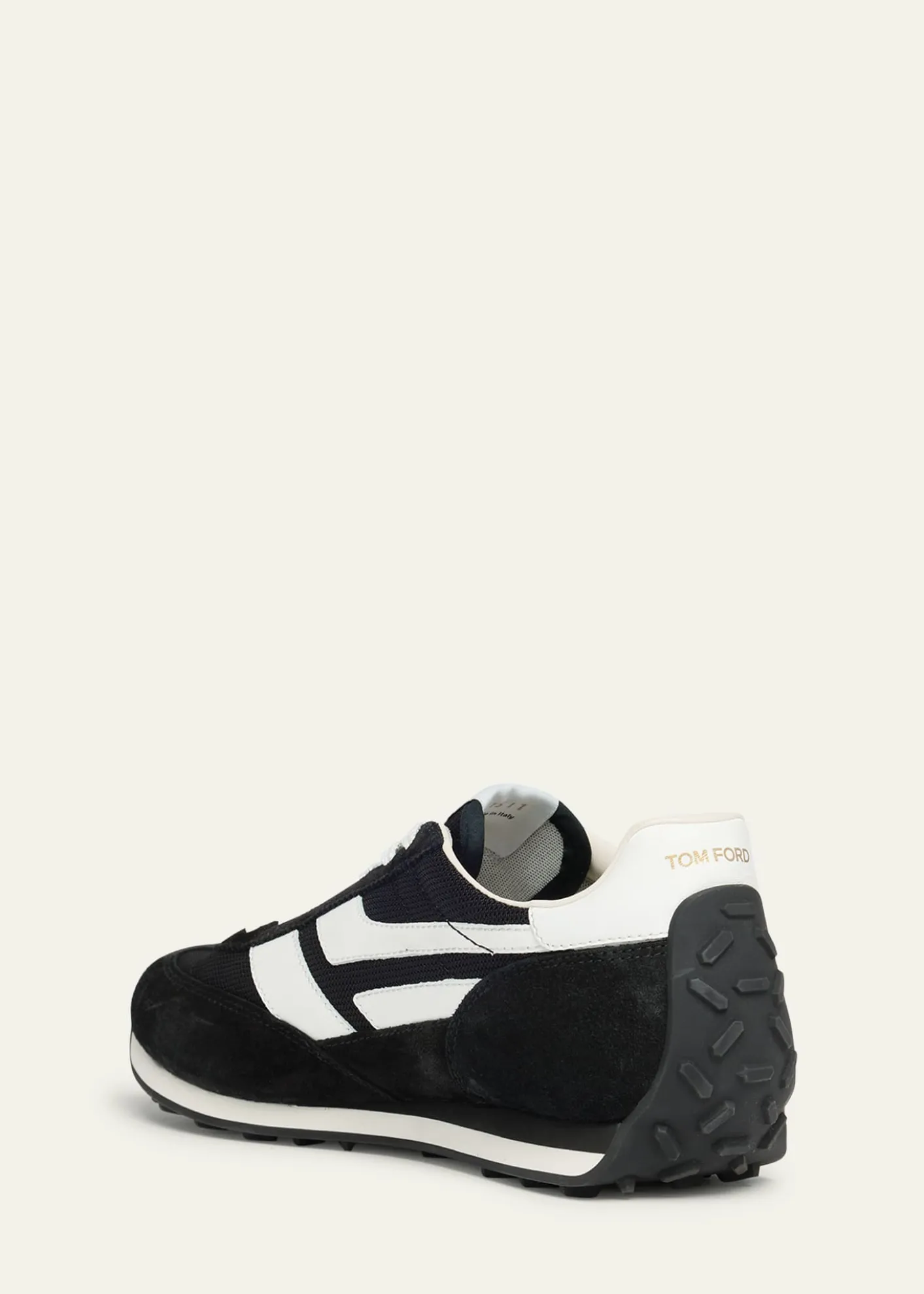 TOM FORDMen's Mick Tech Fabric and Suede Sneakers