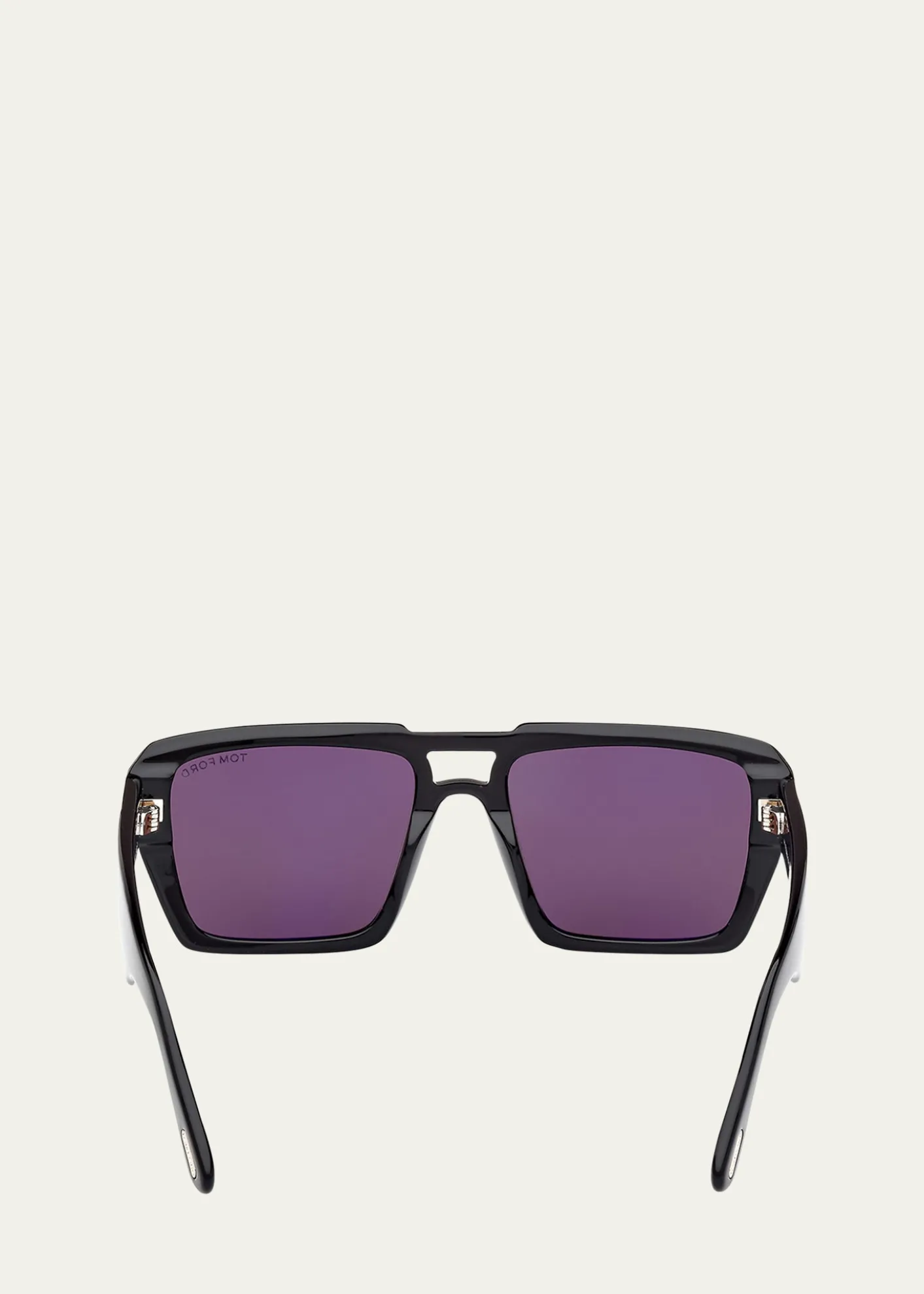 TOM FORDMen's Redford Acetate Rectangle Sunglasses