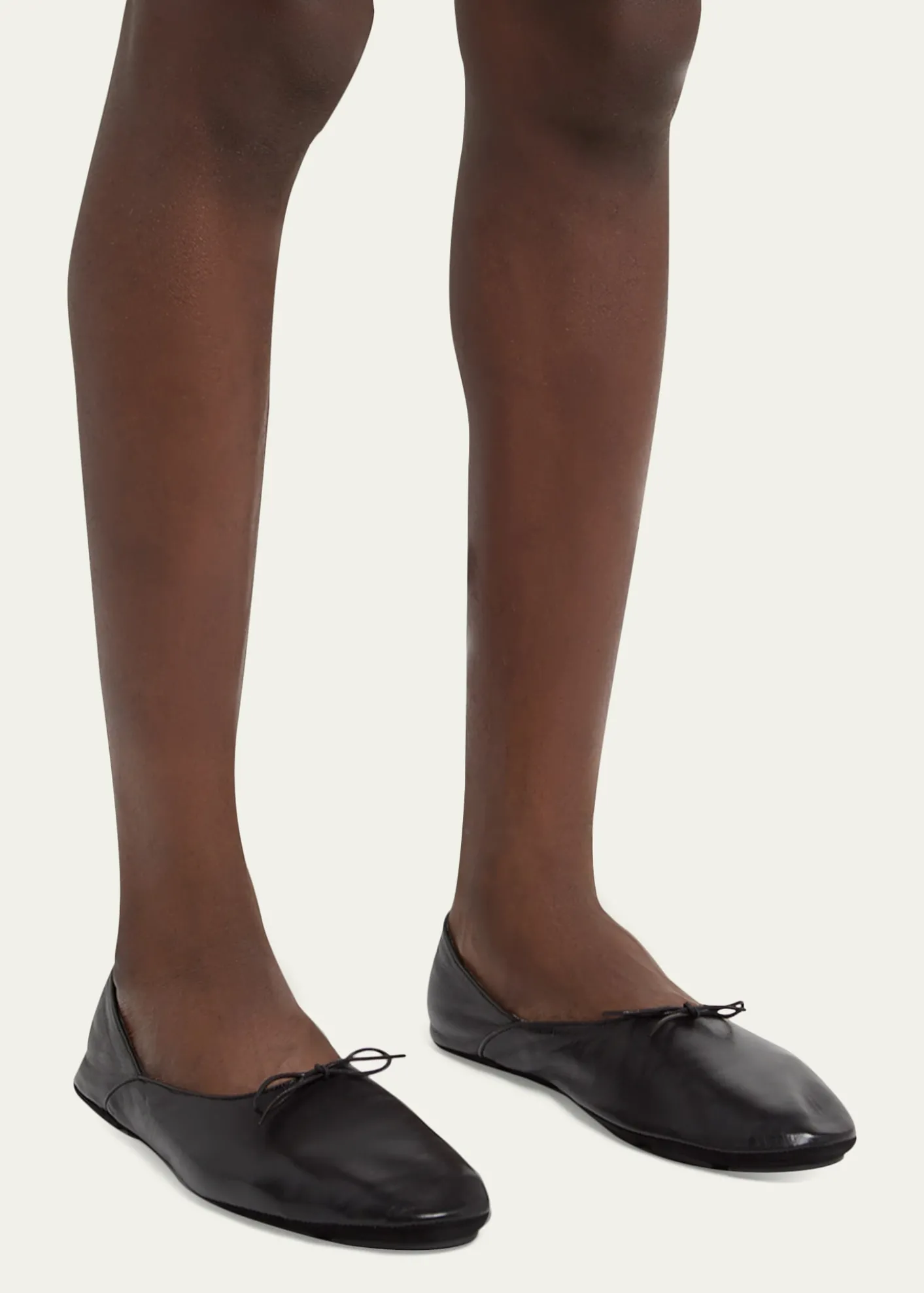 TOM FORDMen's Rudolf Leather Ballerina Flats