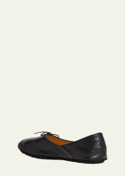 TOM FORDMen's Rudolf Leather Ballerina Flats