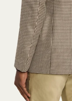 TOM FORDMen's Shelton Pied de Poule Single-Breasted Sport Coat