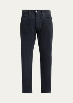 TOM FORDMen's Slim-Fit Stretch Black Denim Five-Pocket Pants