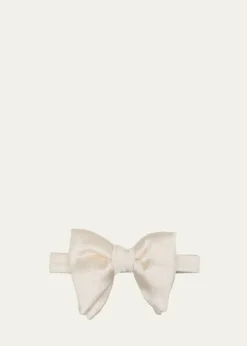 TOM FORDMen's Small Silk-Cotton Bow Tie