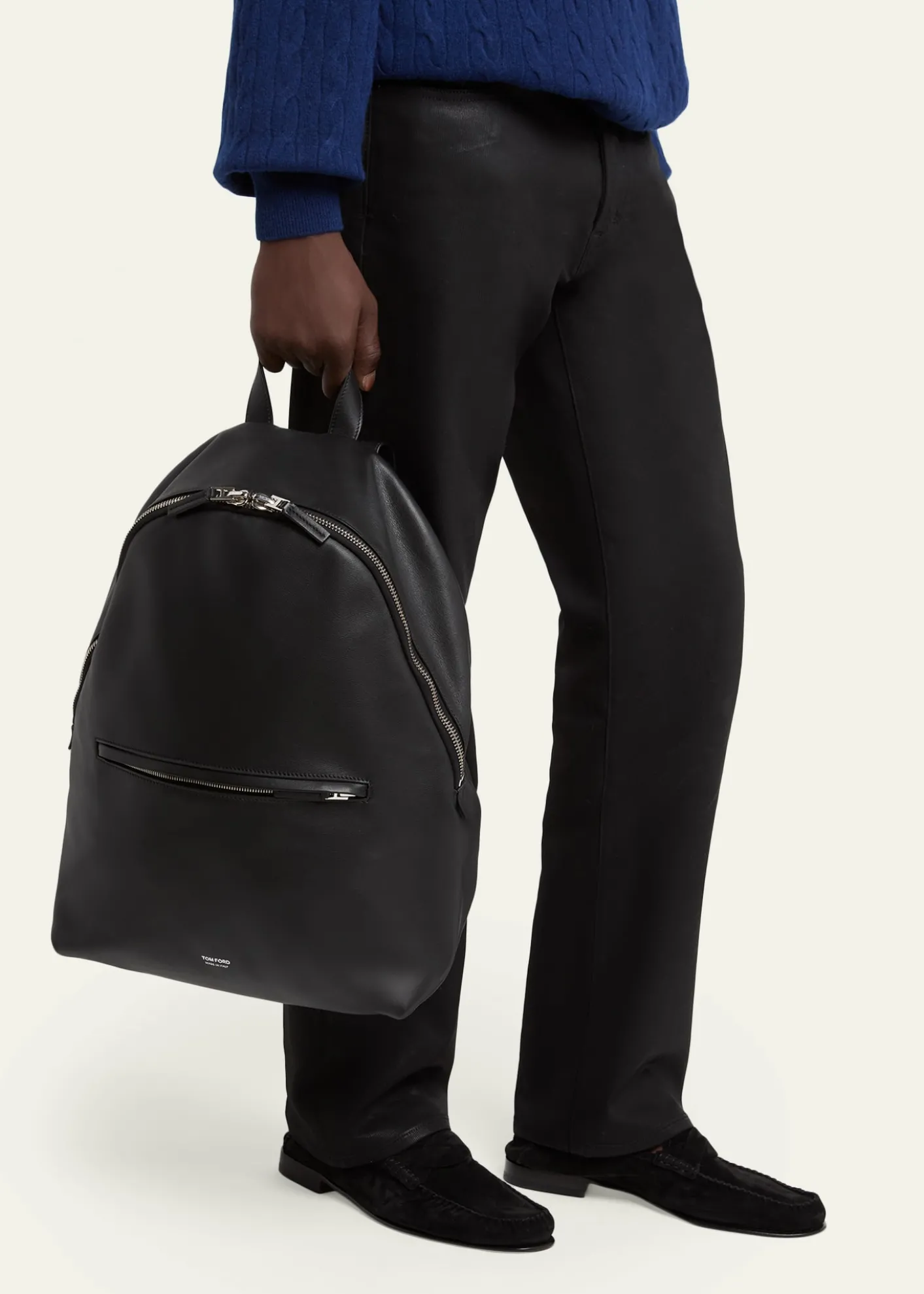 TOM FORDMen's Soft Leather Backpack