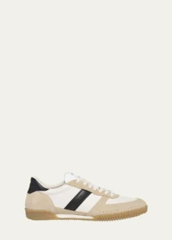 TOM FORDMen's Terence Suede and Leather Low-Top Sneakers