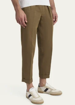 TOM FORDMen's Terence Suede and Leather Low-Top Sneakers