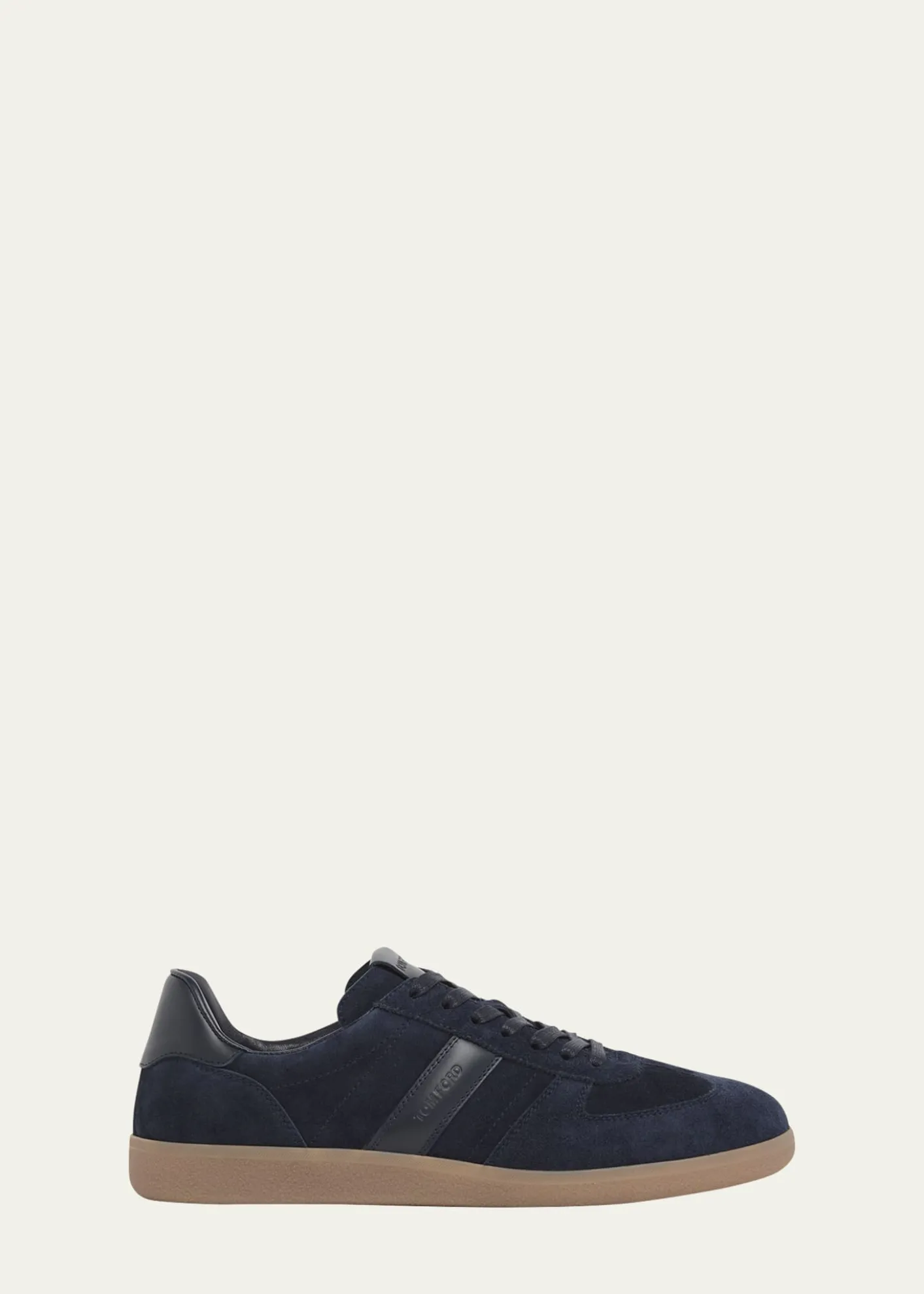 TOM FORDMen's T Suede and Leather-Trim Low-Top Sneakers