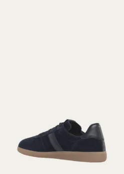 TOM FORDMen's T Suede and Leather-Trim Low-Top Sneakers