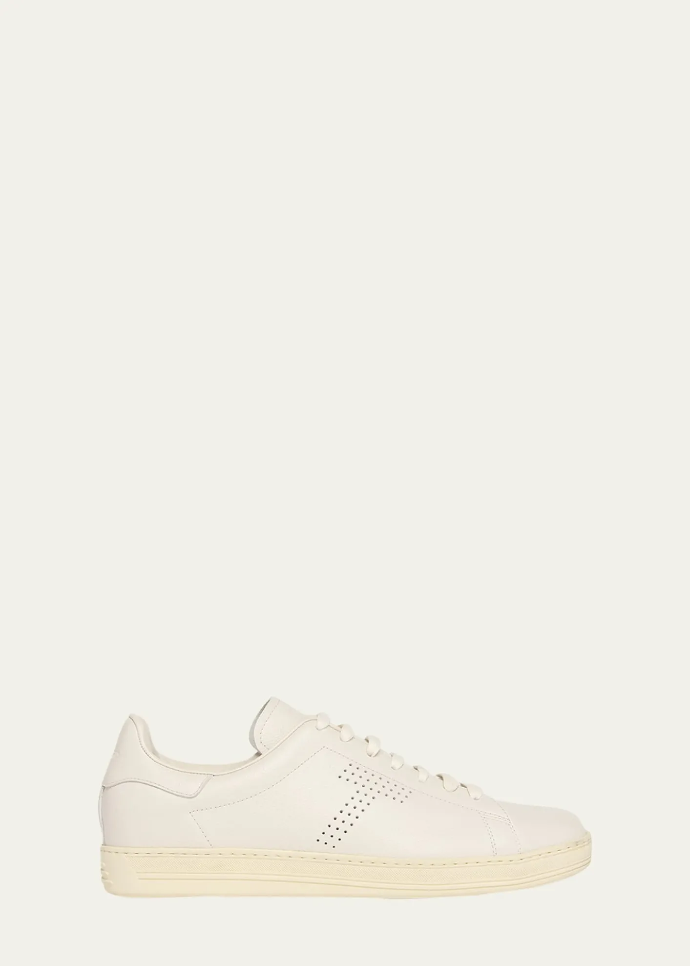 TOM FORDMen's Warwick Grained Leather Sneakers