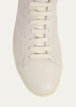 TOM FORDMen's Warwick Grained Leather Sneakers
