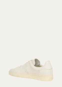 TOM FORDMen's Warwick Grained Leather Sneakers