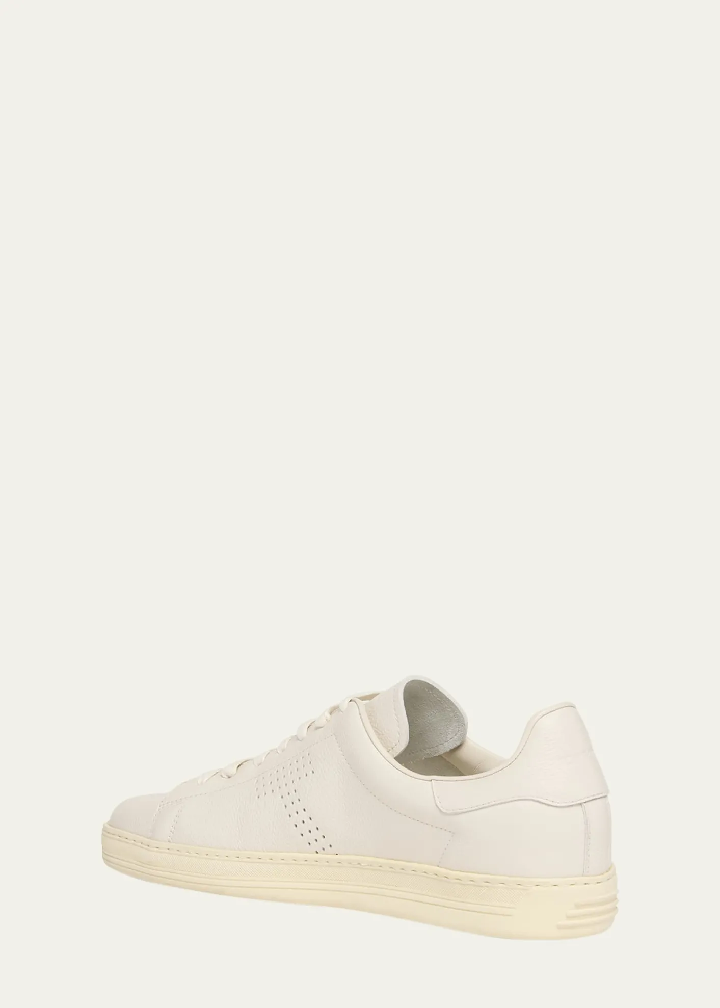 TOM FORDMen's Warwick Grained Leather Sneakers