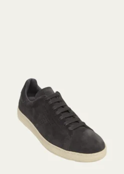 TOM FORDMen's Warwick Suede Low-Top Sneakers