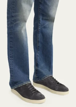 TOM FORDMen's Warwick Suede Low-Top Sneakers