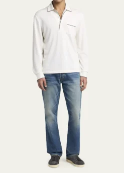 TOM FORDMen's Warwick Suede Low-Top Sneakers