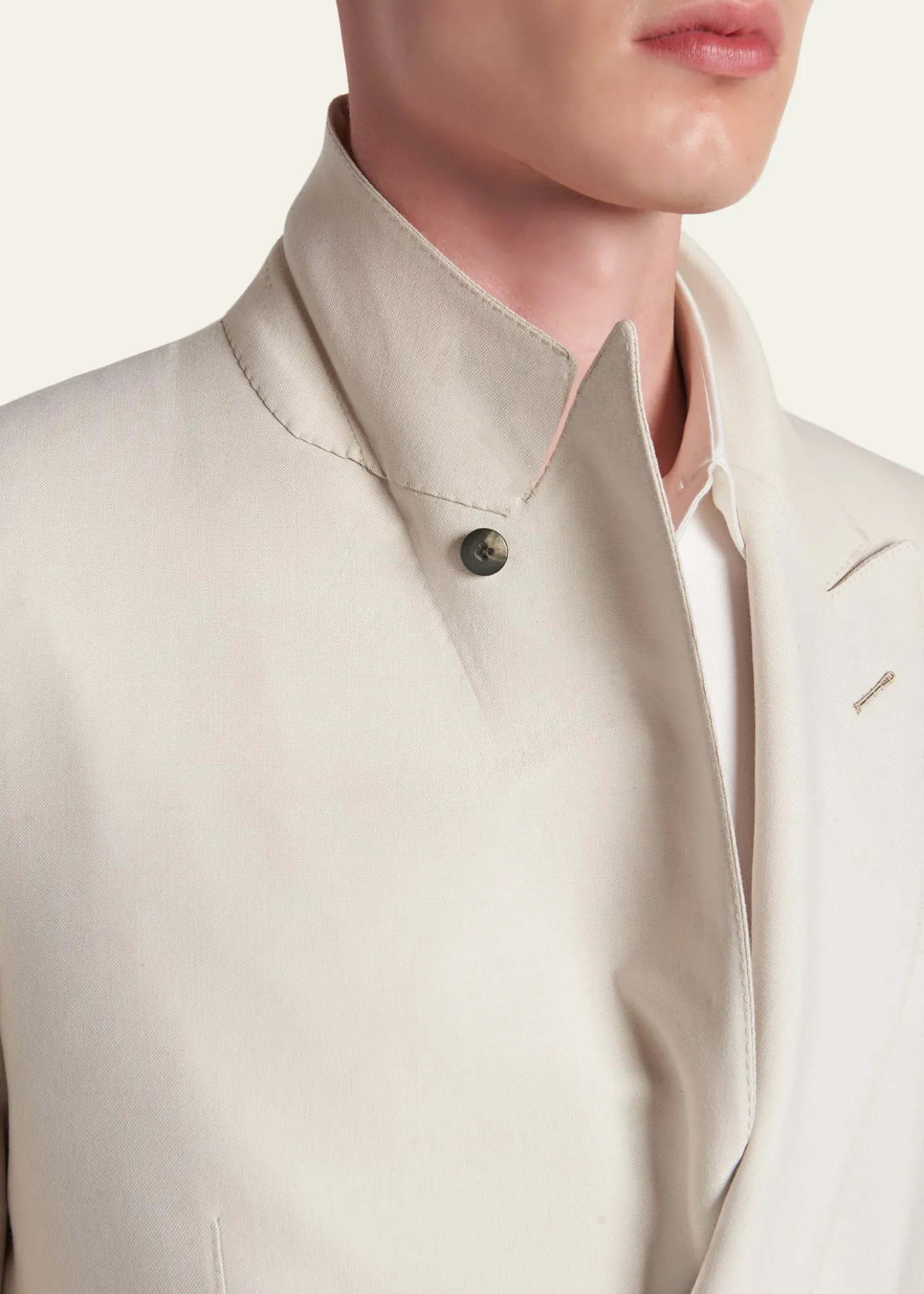 TOM FORDMen's Wool, Cashmere and Silk Double-Breasted Sport Coat