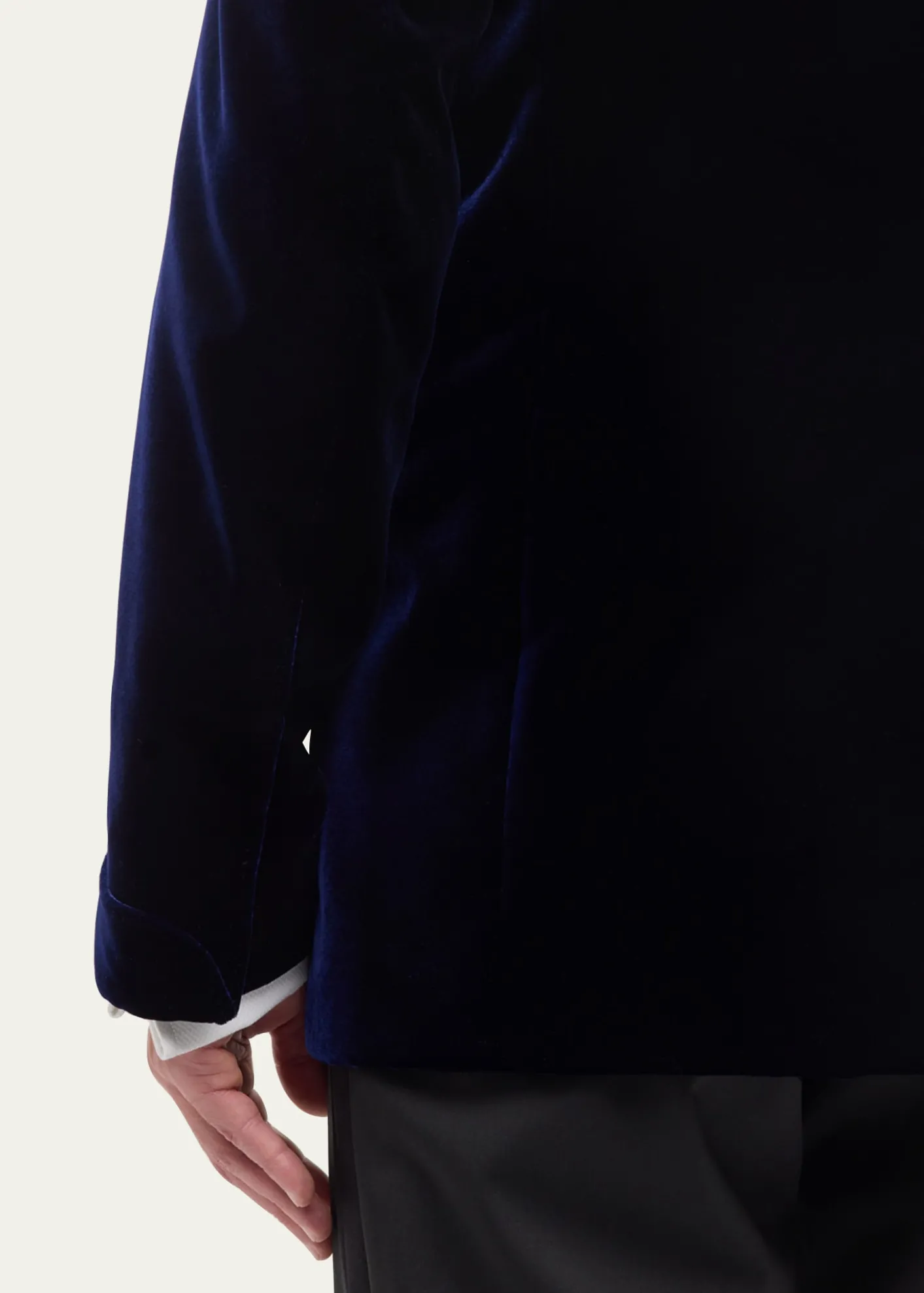 TOM FORDMen's Wool-Silk Velvet Cocktail Jacket