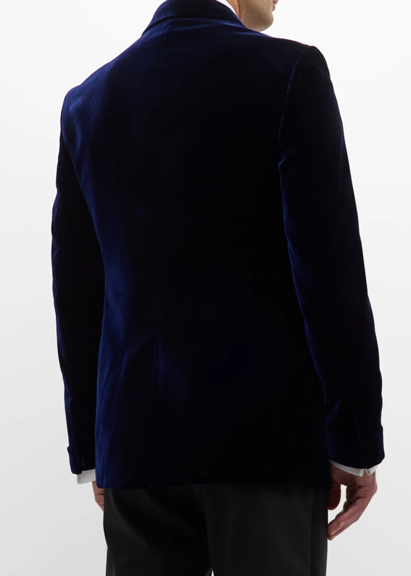 TOM FORDMen's Wool-Silk Velvet Cocktail Jacket
