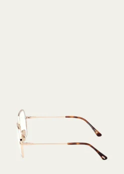 TOM FORDMetal Hexagonal Blue Light-Blocking Glasses