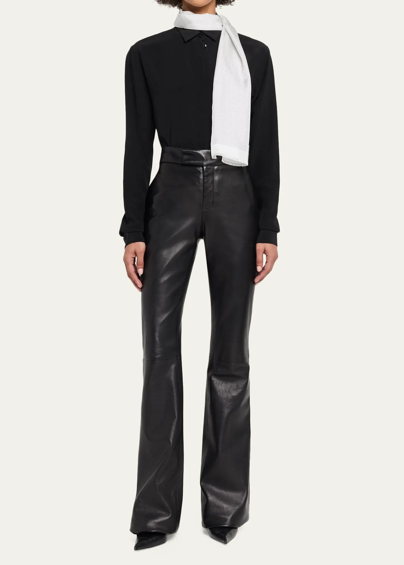 TOM FORDMicro Polka Dot Silk Scarf