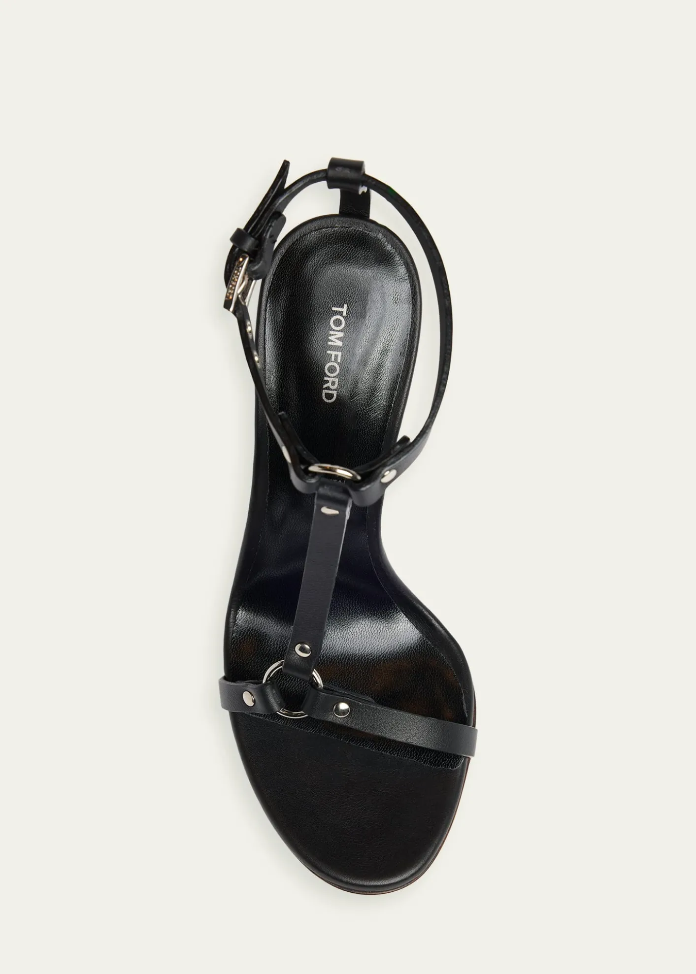 TOM FORD105mm Bound Leather Sandals