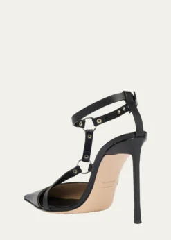 TOM FORD105mm Harness Leather Pumps