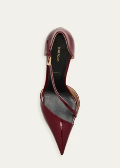 TOM FORD100mm Queen Anne Patent Leather Pumps