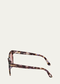 TOM FORDMoira Acetate Butterfly Sunglasses