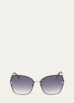 TOM FORDNickie Metal Butterfly Sunglasses